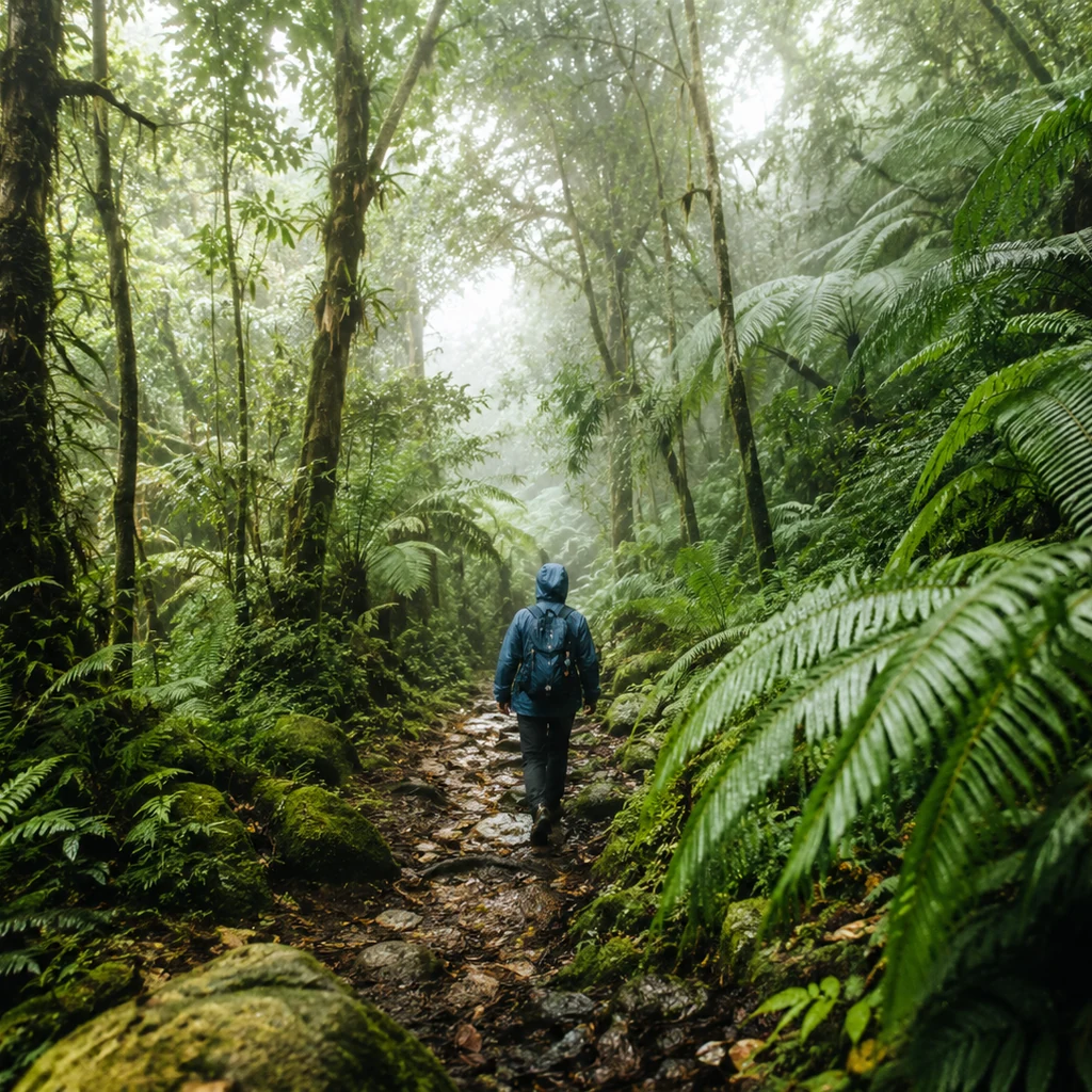 Protected Sabah rainforest landscape